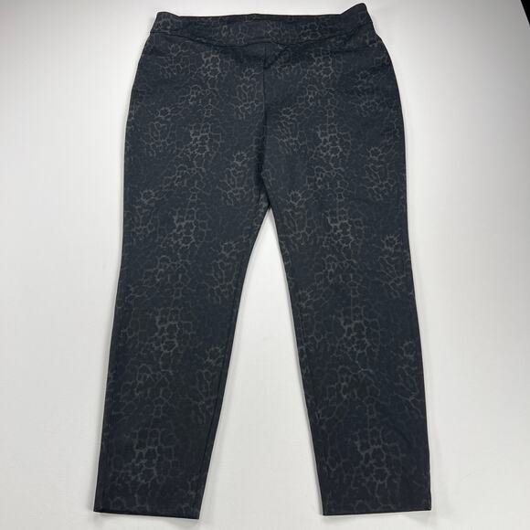 Chico’s Tone on Tone Cheetah Print Ponte Ankle Dress Pants Size 16 (Chico’s 3) - Picture 12 of 12